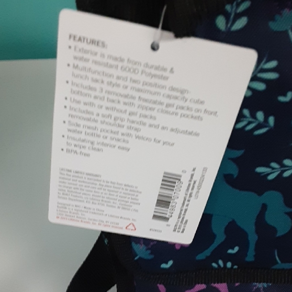 Built Gel Cube Lunch Bag with Unicorn Design - Picture 5 of 10